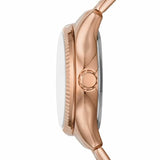  Shop Authentic Fossil Rye Automatic Skeleton Rose Gold Dial Rose Gold Steel Strap Watch for Women - BQ3754 - Luxxuri