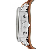  Shop Authentic Fossil Original Boyfriend Sport Chronograph Beige Dial Brown Leather Strap Watch for Women - ES4046 - Luxxuri