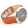  Shop Authentic Fossil Neutra Chronograph Blue Dial Brown Leather Strap Watch for Men - FS5453 - Luxxuri