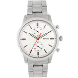  Shop Authentic Fossil Townsman White Dial Silver Steel Strap Watch for Men - FS5346 - Luxxuri