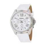  Shop Authentic Fossil Cecile White Dial White Leather Strap Watch for Women - AM4484 - Luxxuri