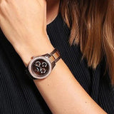  Shop Authentic Fossil Stella Multifunction Brown Dial Two Tone Steel Strap Watch for Women - ES4079 - Luxxuri
