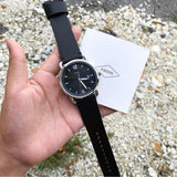  Shop Authentic Fossil The Commuter Black Dial Black Leather Strap Watch for Men - FS5406 - Luxxuri