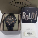  Shop Authentic Fossil Grant Sport Chronograph Black Dial Black Steel Strap Watch for Men - FS5374 - Luxxuri