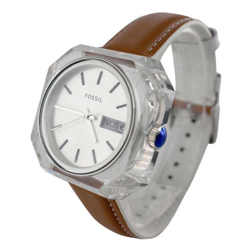  Shop Authentic Fossil Candy White Dial Brown Leather Strap Watch for Women - ES3538 - Luxxuri