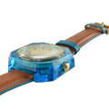 Fossil Candy White Dial Brown Leather Strap Watch for Men - ES3536
