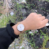 Shop Authentic Fossil Jacqueline Mother of Pearl White Dial Gold Mesh Strap Watch for Women - ES4352 - Luxxuri