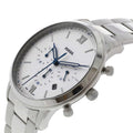  Shop Authentic Fossil Neutra Chronograph White Dial Silver Steel Strap Watch for Men - FS5433 - Luxxuri