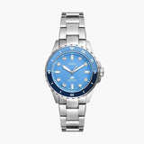  Shop Authentic Fossil Blue Dive Three Hand Blue Dial Silver Steel Strap Watch For Women - ES5353 - Luxxuri