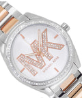  Shop Authentic Michael Kors Janelle Silver Dial Two Tone Steel Strap Watch For Women - MK7383 - Luxxuri
