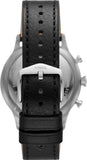  Shop Authentic Fossil Retro Pilot Chronograph Black Dial Black Leather Strap Watch for Men - FS5806 - Luxxuri
