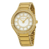  Shop Authentic Michael Kors Kerry Mother of Pearl Dial Gold Steel Strap Watch for Women - MK3312 - Luxxuri