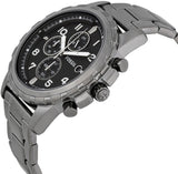  Shop Authentic Fossil Dean Chronograph Black Dial Black Steel Strap Watch for Men - FS4721 - Luxxuri
