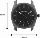  Shop Authentic Fossil Machine Chronograph Black Dial Grey Steel Strap Watch for Men - FS4774 - Luxxuri