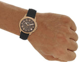  Shop Authentic Fossil Grant Chronograph Grey Dial Black Leather Strap Watch for Men - FS5085 - Luxxuri