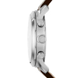  Shop Authentic Fossil Pilot Chronograph White Dial Brown Leather Strap Watch for Men - FS5146 - Luxxuri