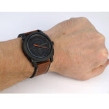  Shop Authentic Fossil Machine Chronograph Black Dial Brown Leather Strap Watch for Men - FS5234 - Luxxuri