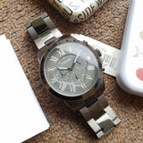  Shop Authentic Fossil Grant Chronograph Black Dial Two Tone Steel Strap Watch for Men - FS5269 - Luxxuri
