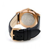  Shop Authentic Fossil The Minimalist Black Dial Black Leather Strap Watch for Men - FS5376 - Luxxuri