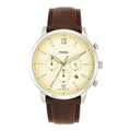  Shop Authentic Fossil Neutra Chronograph White Dial Brown Leather Strap Watch for Men - FS5380 - Luxxuri