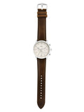  Shop Authentic Fossil Neutra Chronograph White Dial Brown Leather Strap Watch for Men - FS5380 - Luxxuri