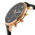  Shop Authentic Fossil Neutra Chronograph Black Dial Black Leather Strap Watch for Men - FS5381 - Luxxuri