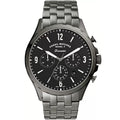  Shop Authentic Fossil Forrester Chronograph Black Dial Grey Steel Strap Watch for Men - FS5606 - Luxxuri