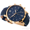  Shop Authentic Fossil Neutra Chronograph Blue Dial Blue Leather Strap Watch for Men - FS5790 - Luxxuri