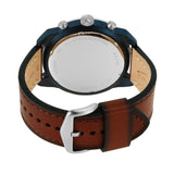  Shop Authentic Fossil Bronson Chronograph Luggage Blue Dial Brown Leather Strap Watch for Men - FS5829 - Luxxuri