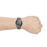  Shop Authentic Fossil Everett Chronograph Grey Dial Grey Steel Strap Watch for Men - FS5830 - Luxxuri