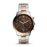  Shop Authentic Fossil Neutra Chronograph Brown Dial Two Tone Steel Strap Watch for Men - FS5869 - Luxxuri