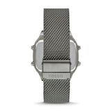  Shop Authentic Fossil Retro Digital Purple Dial Grey Mesh Strap Watch for Men - FS5888 - Luxxuri