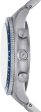  Shop Authentic Fossil Sport Tourer Chronograph Blue Dial Silver Steel Strap Watch for Men - FS6047 - Luxxuri