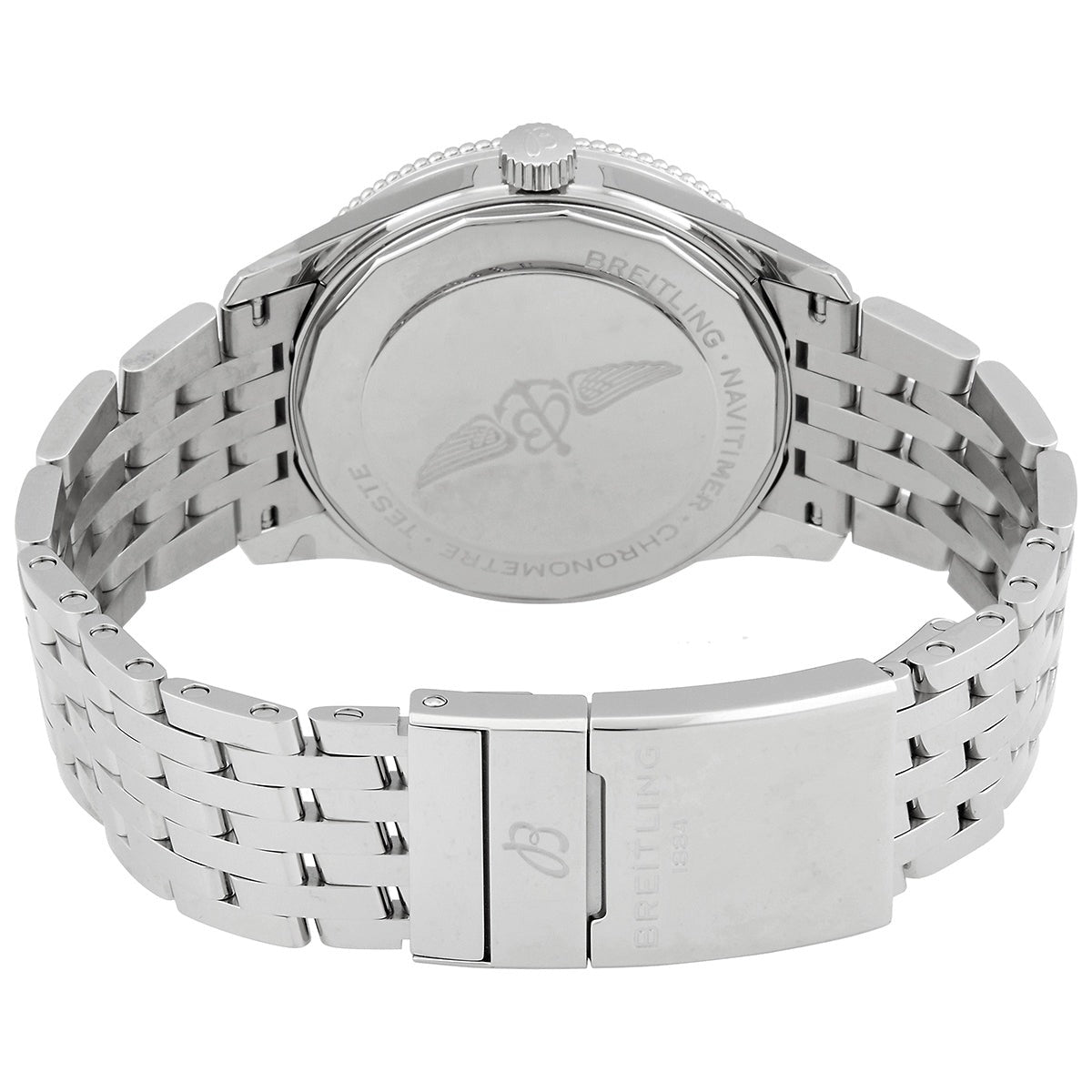  Shop Authentic Breitling Navitimer Automatic 41mm Green Dial Silver Steel Strap Watch for Men - A17326361L1A1 - Luxxuri