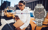  Shop Authentic Tommy Hilfiger Haven Chronograph Quartz Grey Dial Grey Steel Strap Watch For Women - 1782196 - Luxxuri