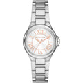  Shop Authentic Michael Kors Camille Three Hand Silver Dial Silver Steel Strap Watch For Women - MK7259 - Luxxuri