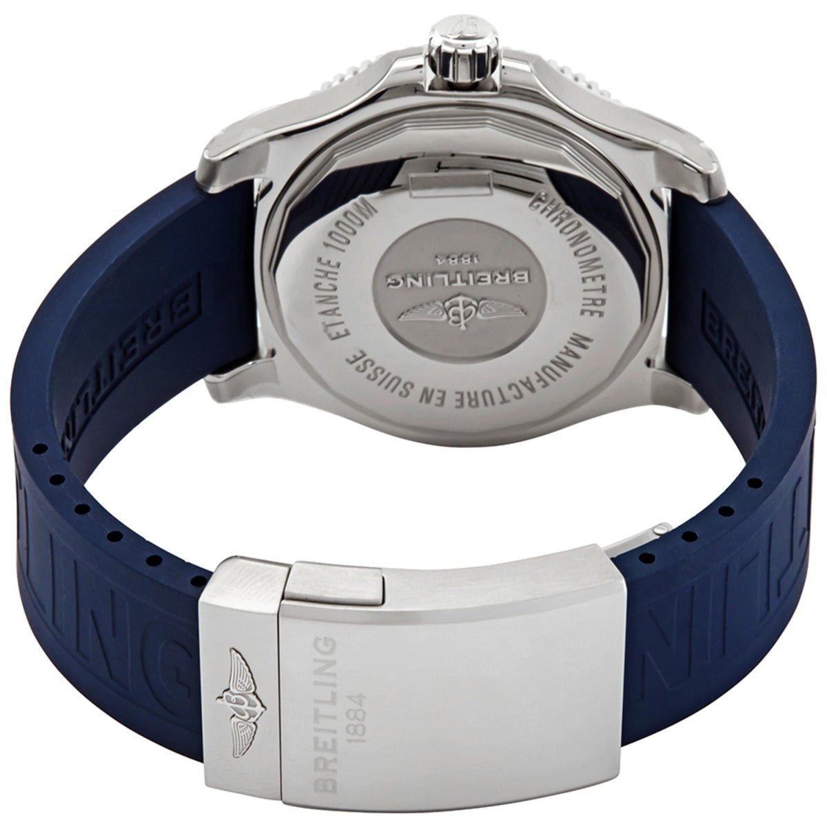  Shop Authentic Breitling Superocean 44mm Automatic Blue Dial Blue Rubber Strap Watch for Men - A17367D81C1S2 - Luxxuri