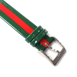  Shop Authentic Gucci G Frame Quartz Green & Red Mother of Pearl Dial Multicolor Leather Strap Watch For Women - YA147408 - Luxxuri