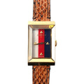  Shop Authentic Gucci G-Frame Mother of Pearl Dial Brown Leather Snakeskin Strap Watch For Women - YA147402 - Luxxuri