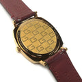  Shop Authentic Gucci Grip Yellow Gold Dial Maroon Leather Strap Unisex Watch - YA157411 - Luxxuri