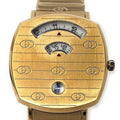  Shop Authentic Gucci Grip Yellow Gold Dial Yellow Gold Steel Strap Unisex Watch -  YA157403 - Luxxuri