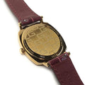  Shop Authentic Gucci Grip Quartz Gold Dial Maroon Leather Strap Watch For Women - YA157402 - Luxxuri
