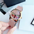  Shop Authentic Gucci G Timeless Butterfly Brown Dial Brown Leather Strap Watch For Women - YA1264063 - Luxxuri