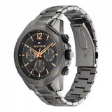  Shop Authentic Tommy Hilfiger Lars Chronograph Black Dial Black Steel Strap Watch For Men - 1792061 - Luxxuri