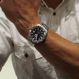  Shop Authentic Tag Heuer Aquaracer Automatic Caliber 5 Black Dial Silver Steel Strap Watch for Men - WBD2110.BA0928 - Luxxuri
