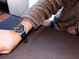  Shop Authentic Breitling Super Chronomat B01 44 Black Dial Black Rubber Strap Watch for Men - AB0136251B2S1 - Luxxuri