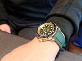  Shop Authentic Breitling Superocean Automatic 42 Green Dial Green Rubber Strap Watch for Men - N17375201L1S1 - Luxxuri