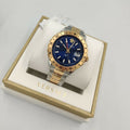  Shop Authentic Versace Hellenyium GMT Blue Dial Two Tone Steel Strap Watch for Men - V11060017 - Luxxuri