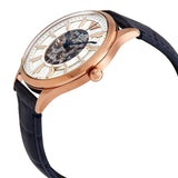  Shop Authentic Emporio Armani Meccanico Automatic White Dial Blue Leather Strap Watch For Men - AR1947 - Luxxuri
