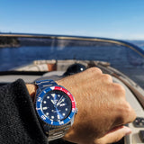  Shop Authentic Seiko 5 Sports Automatic Blue Dial Silver Steel Strap Watch For Men - SRPD53K1 - Luxxuri